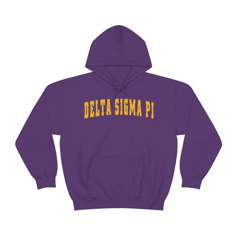 Delta Sigma Pi Letterman Hooded Sweatshirts Delta Sigma Pi Letterman Hooded Sweatshirts