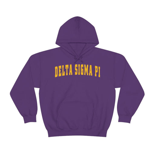 Delta Sigma Pi Delta Sigma Pi Letterman Hooded Sweatshirts