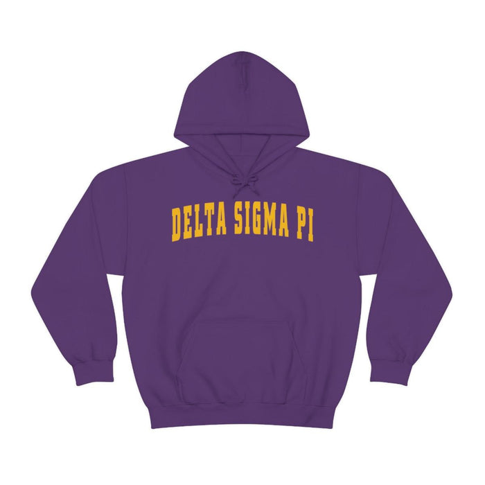 Delta Sigma Pi Letterman Hooded Sweatshirts Delta Sigma Pi Letterman Hooded Sweatshirts