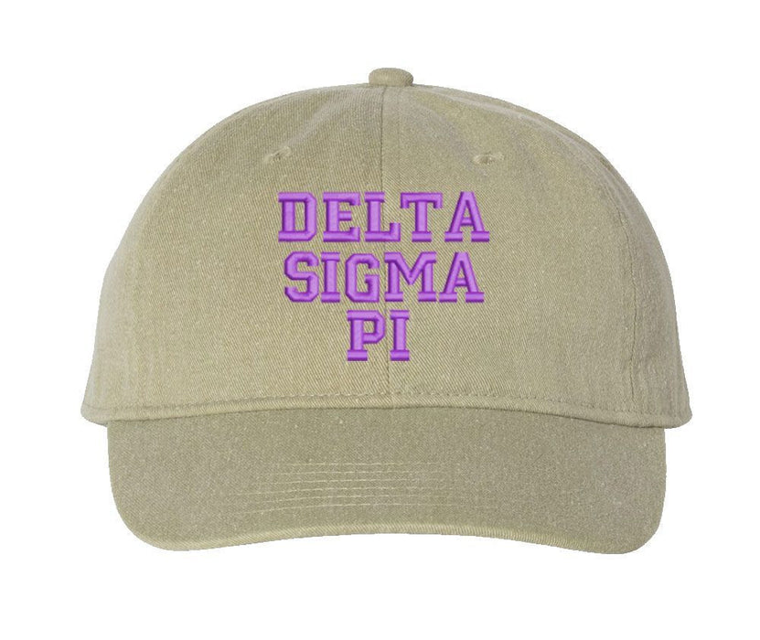 Delta Sigma Pi Pigment Dyed Baseball Cap Delta Sigma Pi Pigment Dyed Baseball Cap