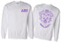 Printify Delta Sigma Pi World Famous Crest Shield Crewneck Sweatshirts Delta Sigma Pi World Famous Crest - Shield Crewneck Sweatshirts