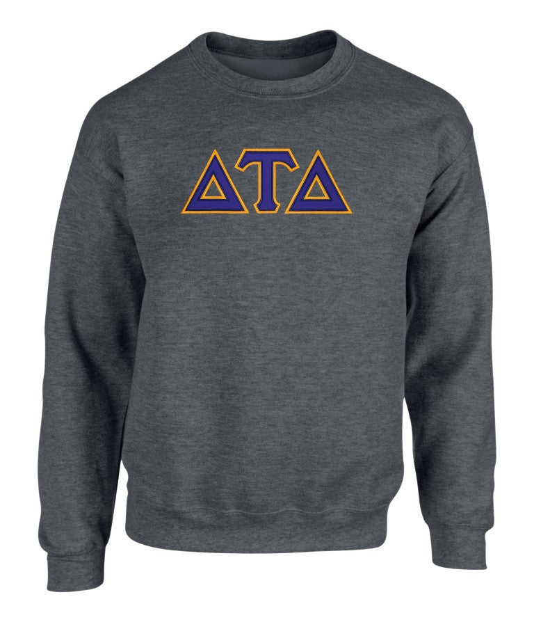 Delta Tau Delta 2 Day Ship Twill Crewneck Sweatshirt Delta Tau Delta - 2 Day Ship Twill Crewneck Sweatshirt