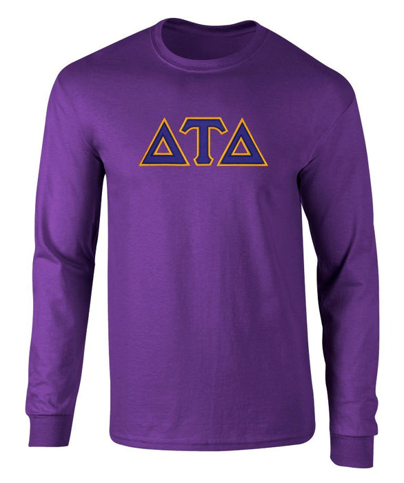 Delta Tau Delta 2 Day Ship Twill Long Sleeve Tee Delta Tau Delta - 2 Day Ship Twill Long Sleeve Tee