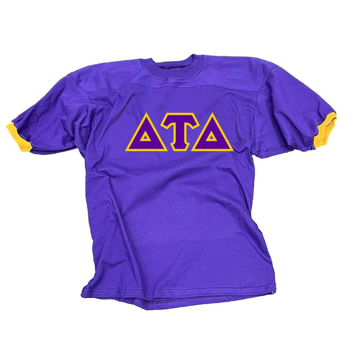 Delta Tau Delta Classic Lettered Jersey Delta Tau Delta Classic Lettered Jersey