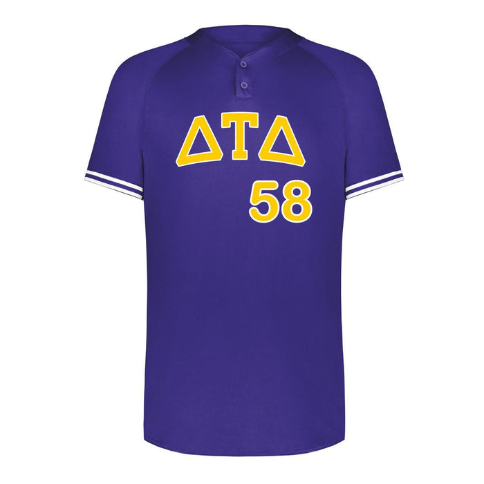 Delta Tau Delta Cutter Henley Jersey Delta Tau Delta Cutter Henley Jersey