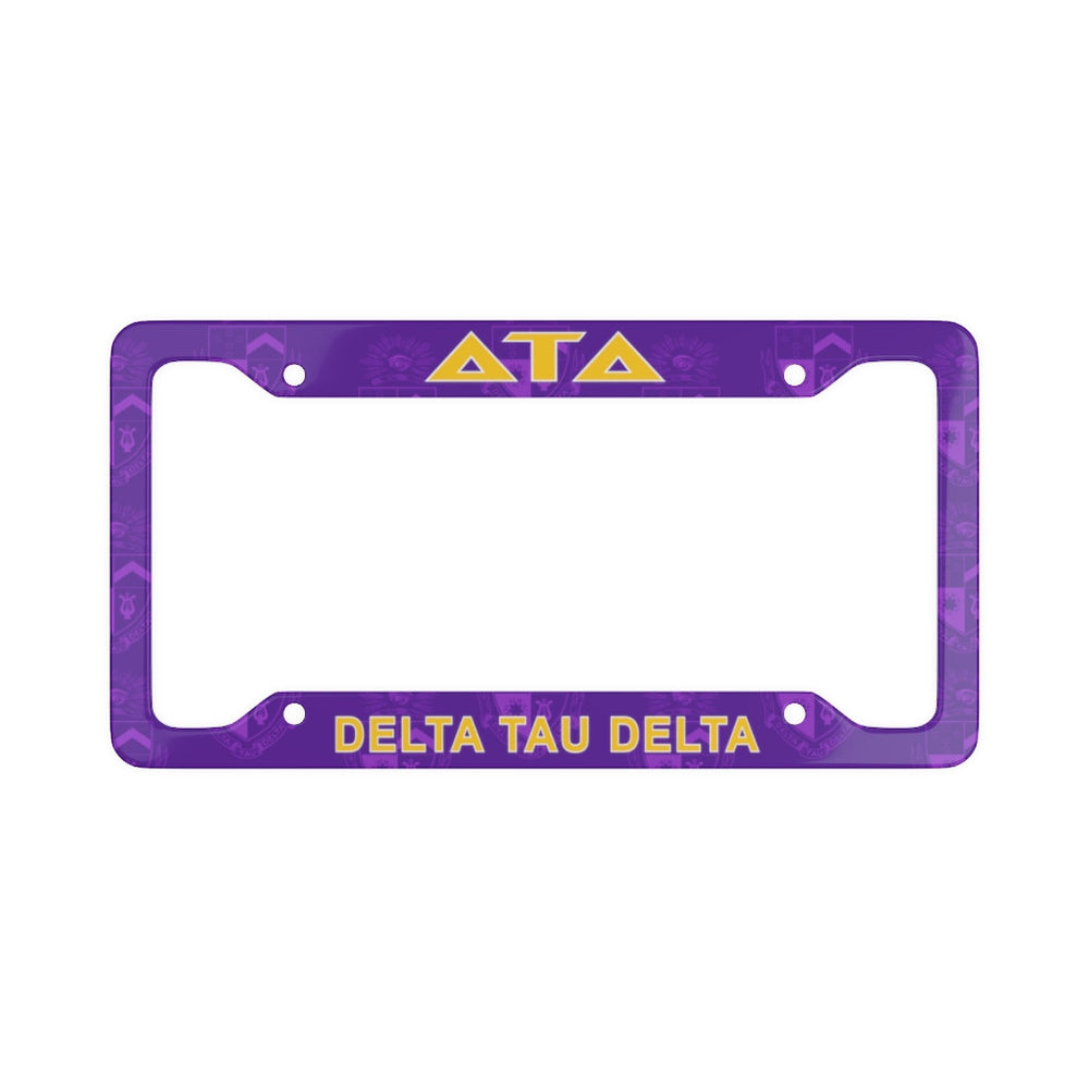 Delta Tau Delta License Plate Frame New Delta Tau Delta License Plate Frame - New