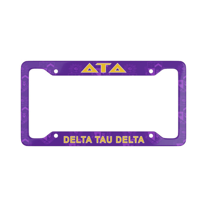 Delta Tau Delta License Plate Frame New Delta Tau Delta License Plate Frame - New