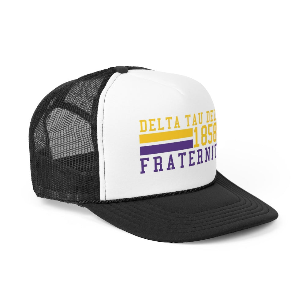 Delta Tau Delta Lines Trucker Caps Delta Tau Delta Lines Trucker Caps