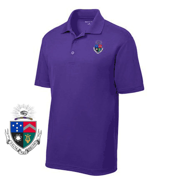 Discount Delta Tau Delta Emblem Polo DISCOUNT-Delta Tau Delta Emblem Polo