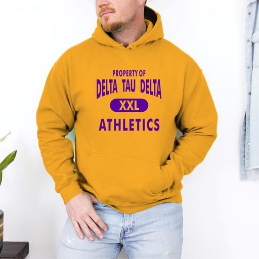 Sweatshirts Delta Tau Delta Property Of Athletics Hooded Sweatshirts