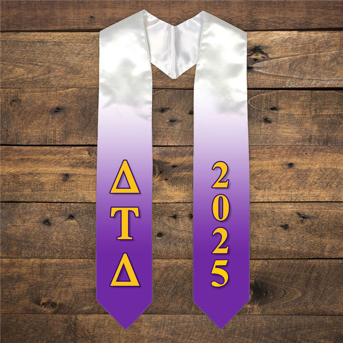 Delta Tau Delta Extra Fancy Greek Graduation Stole W Year Delta Tau Delta Extra Fancy Greek Graduation Stole W Year