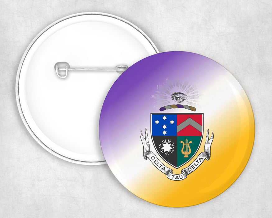Delta Tau Delta Gradiant Button Delta Tau Delta Gradiant Button