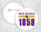 Delta Tau Delta Est Year Button Delta Tau Delta Est Year Button