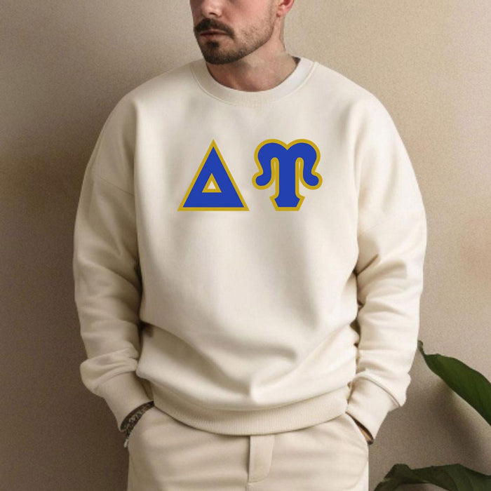 Delta Upsilon 2 Day Ship Twill Crewneck Sweatshirt Delta Upsilon - 2 Day Ship Twill Crewneck Sweatshirt
