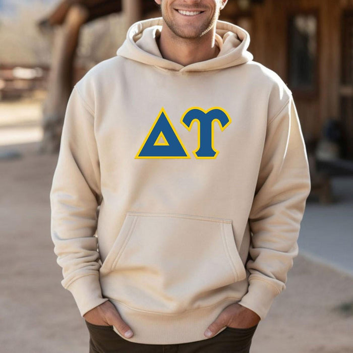 Delta Upsilon 2 Day Ship Twill Hooded Sweatshirt Delta Upsilon - 2 Day Ship Twill Hooded Sweatshirt