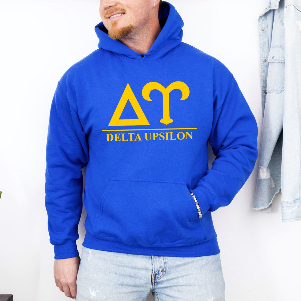 Delta Upsilon Bar Hoodie Delta Upsilon Bar Hoodie