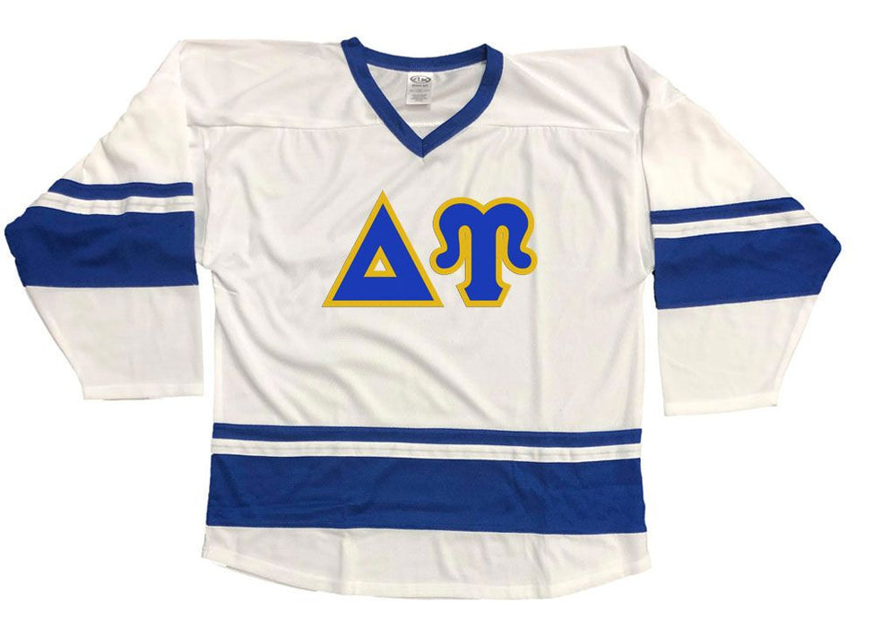 Discount Delta Upsilon Breakaway Lettered Hockey Jersey DISCOUNT-Delta Upsilon Breakaway Lettered Hockey Jersey