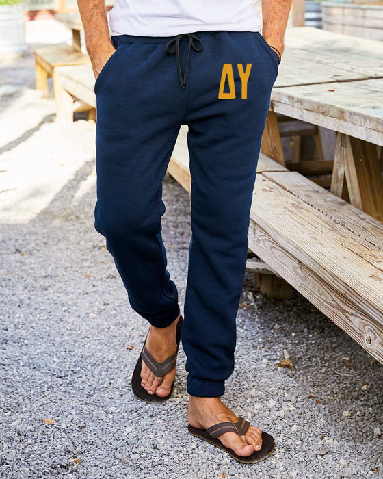 Delta Upsilon Big Letter Sweatpants Delta Upsilon Big Letter Sweatpants