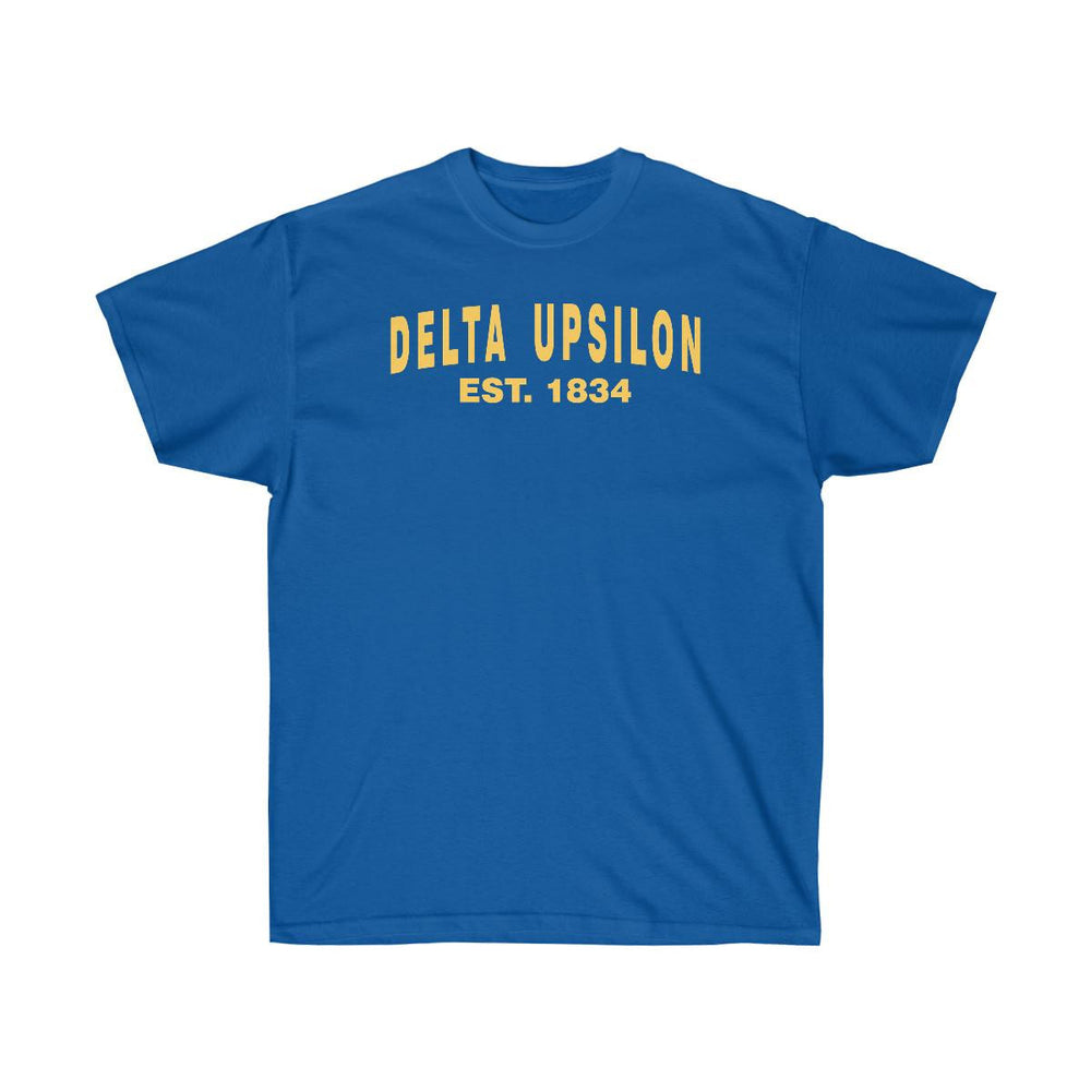 Delta Upsilon Established T Shirt Delta Upsilon Established T-Shirt