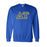 Delta Upsilon Fraternity Crest Shield Twill Letter Crewneck Sweatshirt Delta Upsilon Fraternity Crest - Shield Twill Letter Crewneck Sweatshirt