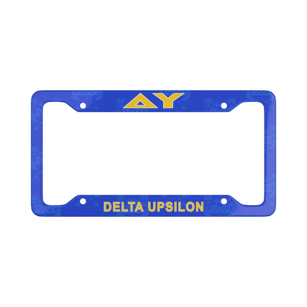 Delta Upsilon License Plate Frame New Delta Upsilon License Plate Frame - New