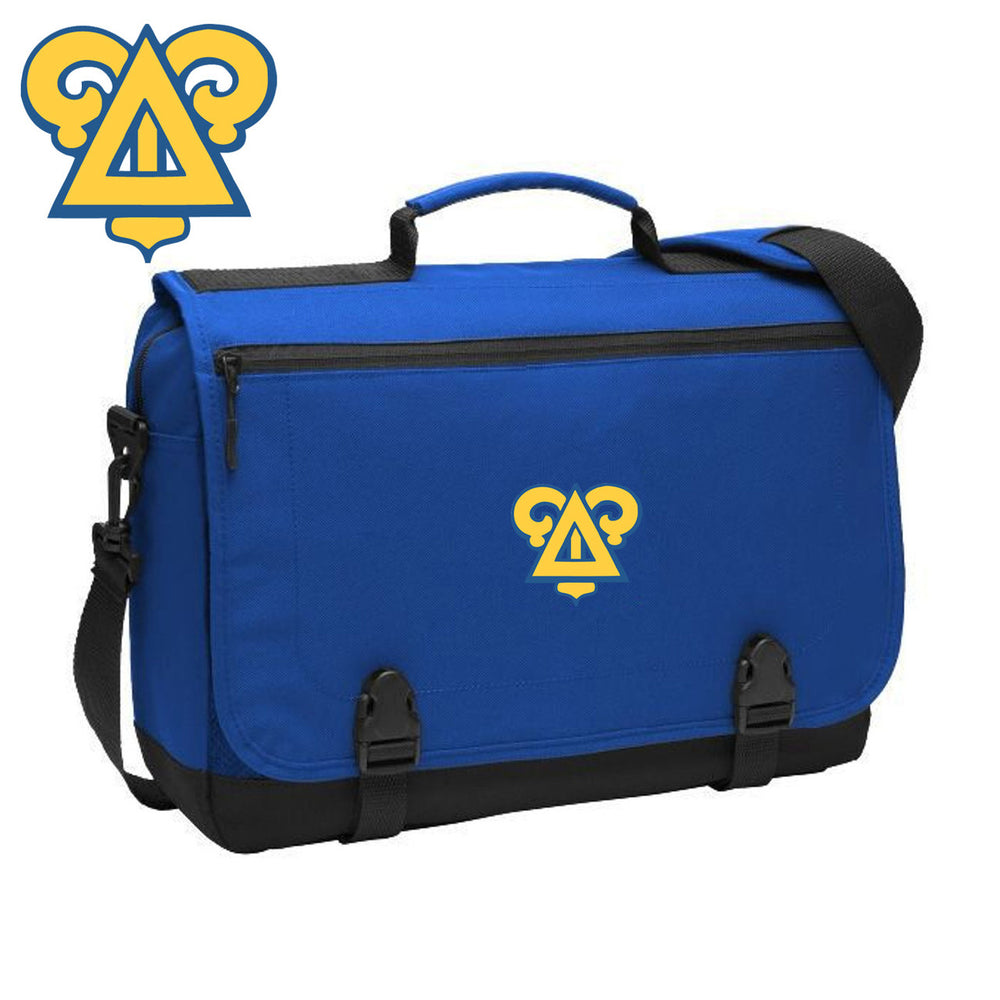 Discount Delta Upsilon Messenger Briefcase DISCOUNT-Delta Upsilon Messenger Briefcase