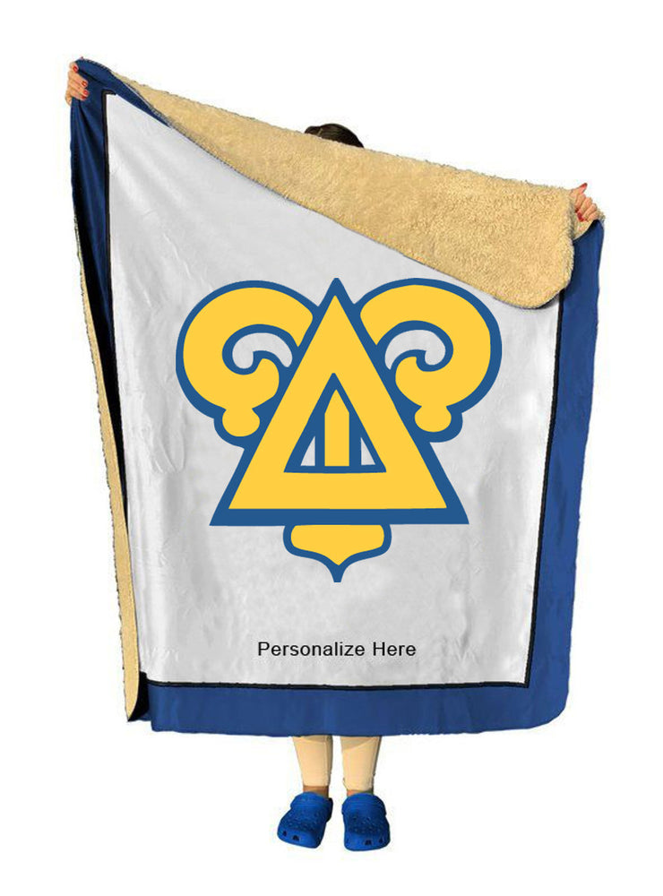 Delta Upsilon Sherpa Lap Blanket Delta Upsilon Sherpa Lap Blanket