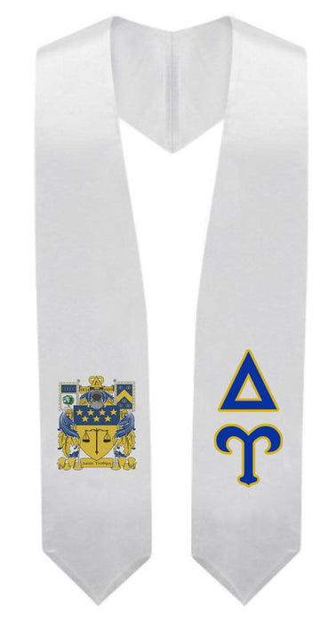 Delta Upsilon Super Crest Shield Graduation Stole Delta Upsilon Super Crest - Shield Graduation Stole