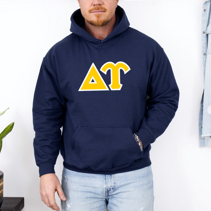 Delta Upsilon Custom Twill Hooded Sweatshirt Delta Upsilon Custom Twill Hooded Sweatshirt