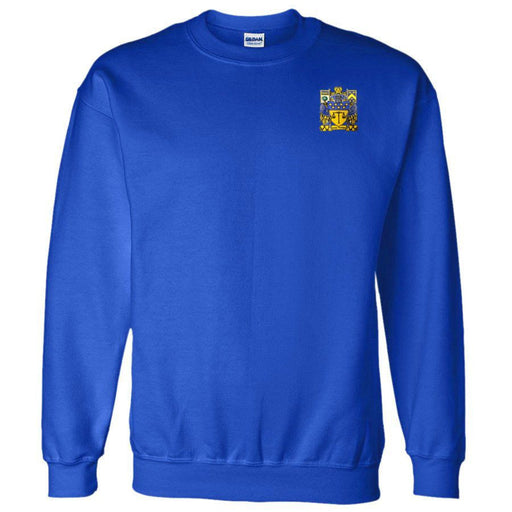 Delta Upsilon DISCOUNT-Delta Upsilon World Famous Crest - Shield Crewneck Sweatshirt - Best Value