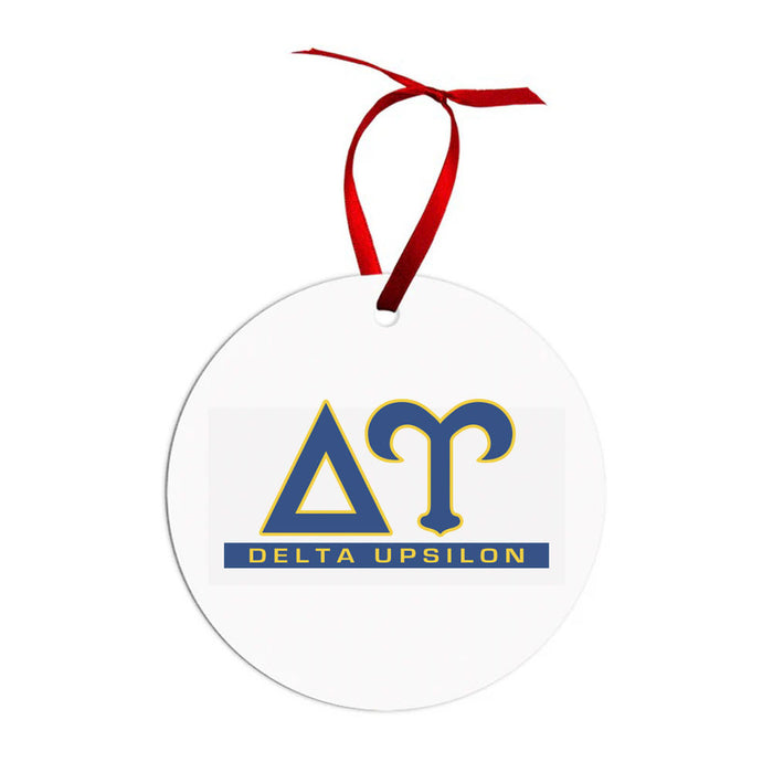 Delta Upsilon Classic Circle Ornaments Delta Upsilon Classic Circle Ornaments