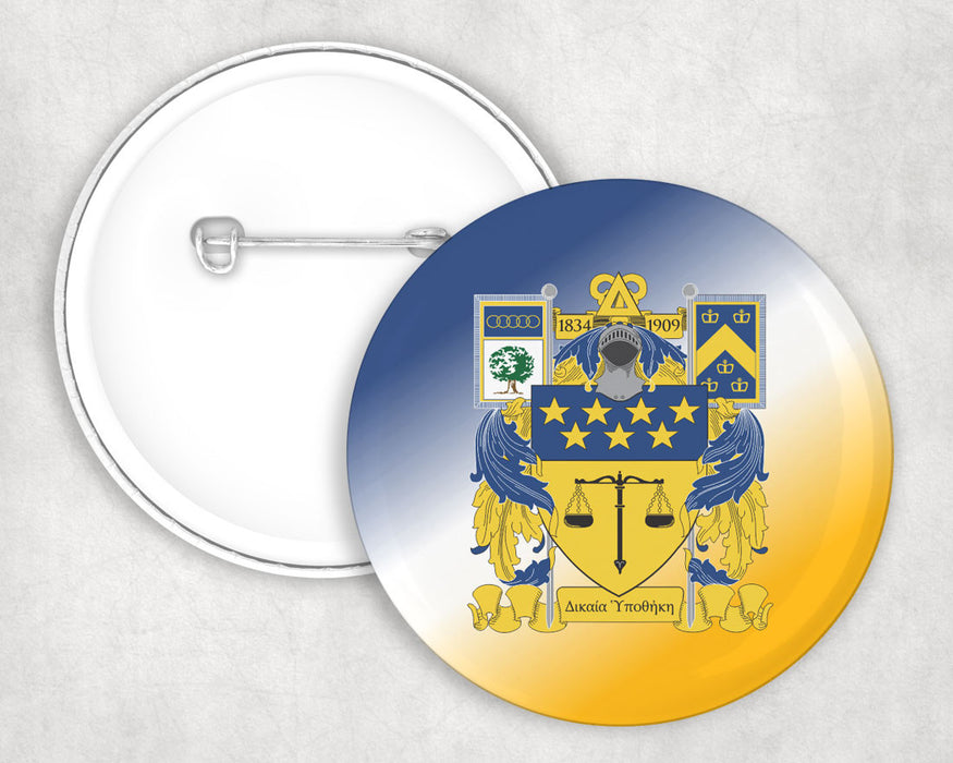 Delta Upsilon Gradiant Button Delta Upsilon Gradiant Button