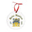 Delta Upsilon Crest & Year Circle Ornaments Delta Upsilon Crest & Year Circle Ornaments