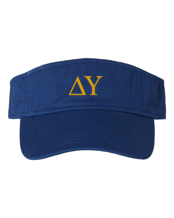 Delta Upsilon Greek Letter Visor Delta Upsilon Greek Letter Visor