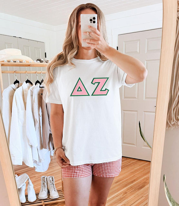 Delta Zeta 2 Day Ship Twill Tee Delta Zeta - 2 Day Ship Twill Tee