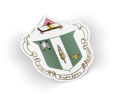 Delta Zeta Delta Zeta Die Cut Crest Sticker