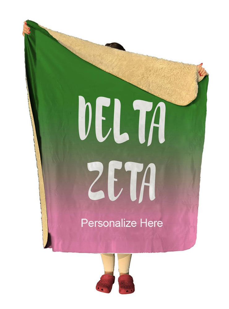 Delta Zeta Gradient Sherpa Lap Blanket Delta Zeta Gradient Sherpa Lap Blanket