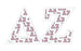 Delta Zeta Mascot Greek Letter Sticker 2.5" Tall Delta Zeta Mascot Greek Letter Sticker - 2.5