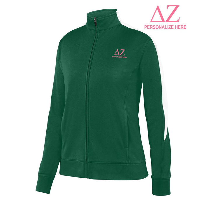 Delta Zeta Medalist Track Jacket Delta Zeta Medalist Track Jacket
