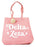 Delta Zeta Retro Pom Pom Tote Bag Delta Zeta Retro Pom Pom Tote Bag