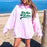 Delta Zeta Script Heart Greek Hoodie Delta Zeta Script Heart Greek Hoodie