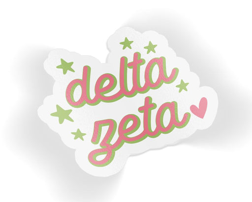 Delta Zeta Delta Zeta Star Sticker