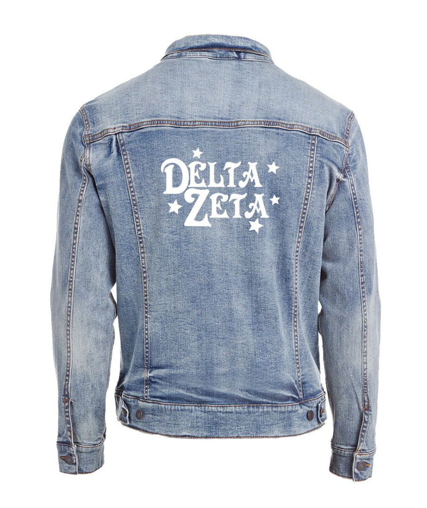 Delta Zeta Star Struck Denim Jacket Delta Zeta Star Struck Denim Jacket