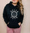 Printify Delta Zeta Unisex College Seal Hoodie Delta Zeta Unisex College Seal Hoodie