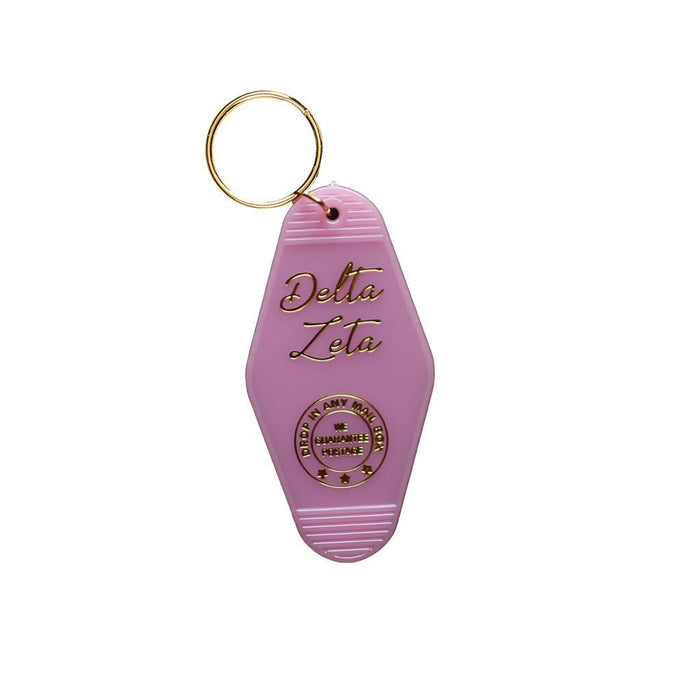 Delta Zeta Vintage Motel Keychain Delta Zeta Vintage Motel Keychain