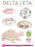 Delta Zeta Water Color Stickers Delta Zeta Water Color Stickers