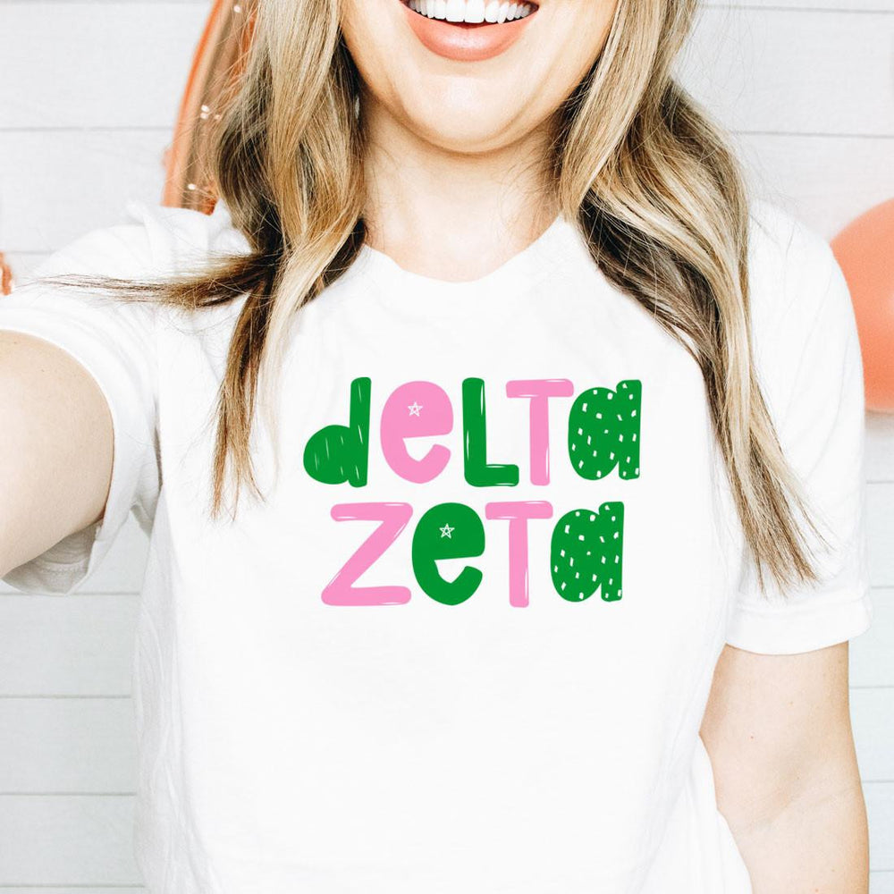 Printify Delta Zeta Whimsy Tees Delta Zeta Whimsy Tees
