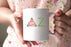 Delta Zeta White Mascot Coffee Mug Personalized! Delta Zeta White Mascot Coffee Mug - Personalized!