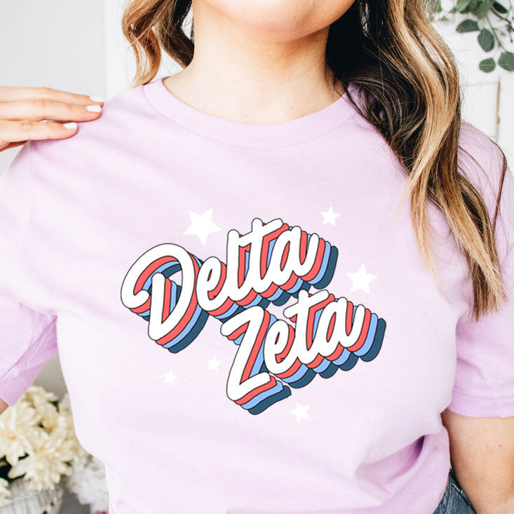 Delta Zeta Flashback Tees Delta Zeta Flashback Tees