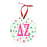 Delta Zeta Holiday Cheer Christmas Ornaments Delta Zeta Holiday Cheer Christmas Ornaments
